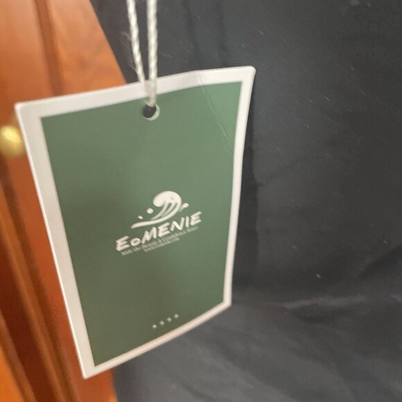 Eomenie Women's One Piece Swimsuit Tummy Control,1 Piece Swimsuit, SIZE L, Black - Picture 6 of 9